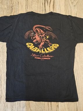 Powell & Peralta Steve Caballero Graphic Tee Mens Size M Skateboarding Shirt